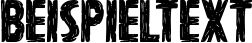Image preview of font Hanging Tree Staggered Italic