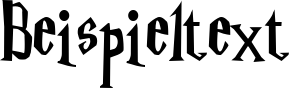Image preview of font Harry Potter