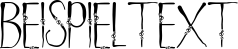 Image preview of font Hello gost