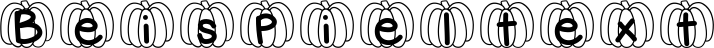 Image preview of font HelloPumpkin