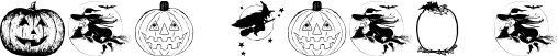 Image preview of font Helloween version 2