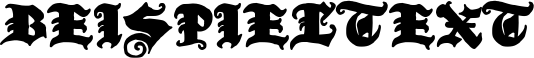 Image preview of font Holy Diver