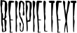 Image preview of font Horror Hotel