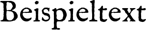 Image preview of font IM Fell English