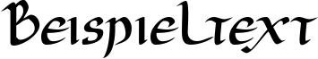 Image preview of font JGJ Uncial