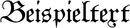 Image preview of font Kabinett Fraktur Bold