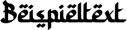 Image preview of font Kahlil