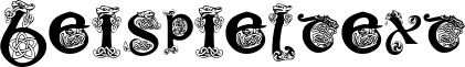 Image preview of font KR Keltic One