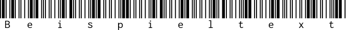 Image preview of font Libre Barcode 39 Extended Text