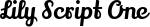 Lily Script One