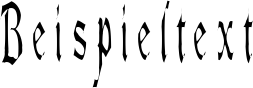 Image preview of font Lotharus Wide Top