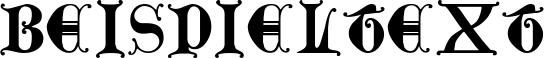 Image preview of font Lubeck
