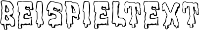 Image preview of font MeltdownMF