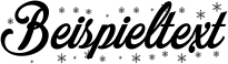 Image preview of font Merry Christmas Star