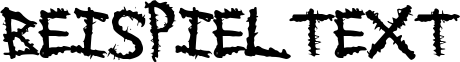 Image preview of font MetalWitch