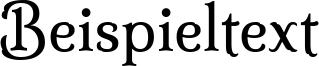 Image preview of font Milonga