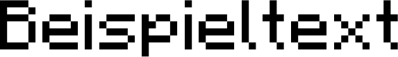 Image preview of font Minecraft Standard