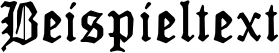 Image preview of font MonAmourFraktur-Broken