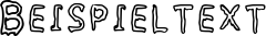 Image preview of font My Font Is Slimey Regular
