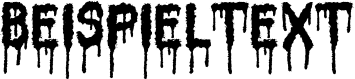 Image preview of font Nightmare Story