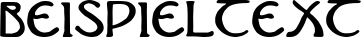 Image preview of font Nouveau Uncial Caps