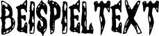 Image preview of font Oscuridad Perpetua
