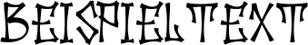 Image preview of font Palesik