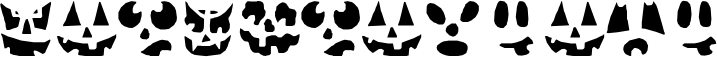 Image preview of font Punkinhead