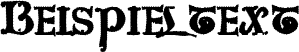 Image preview of font Questra Extra ST