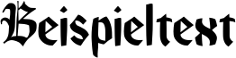 Image preview of font RememberReinerFS