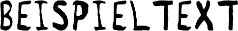 Image preview of font Remnant Regular