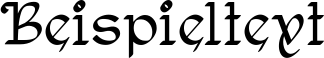 Image preview of font Rostock Kaligraph