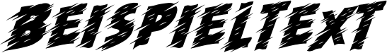 Image preview of font Run!