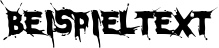 Image preview of font Sengatz