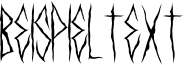 Image preview of font SETANZ