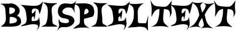 Image preview of font SheCreature