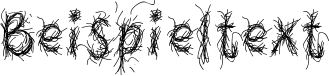 Image preview of font Shrubbery