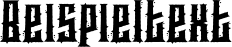 Image preview of font Spookies Identity