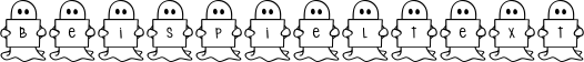 Image preview of font Spooky*Ghost*Letters