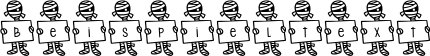 Image preview of font Spooky*Mummy*Letters