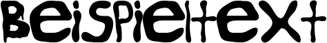 Image preview of font Spoooky Drips