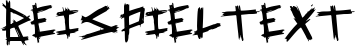 Image preview of font SpringRage