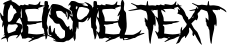 Image preview of font The Defiler