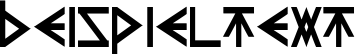 Image preview of font Thors Hammer