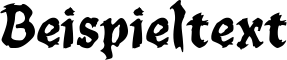 Image preview of font TOXIA