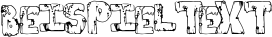 Image preview of font ToxicWaste