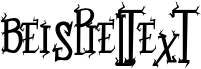 Image preview of font Twig Alleric