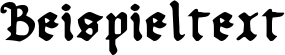 Image preview of font Uberhˆlme