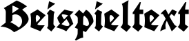 Image preview of font UnifrakturCook