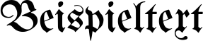 Image preview of font UnifrakturMaguntia
